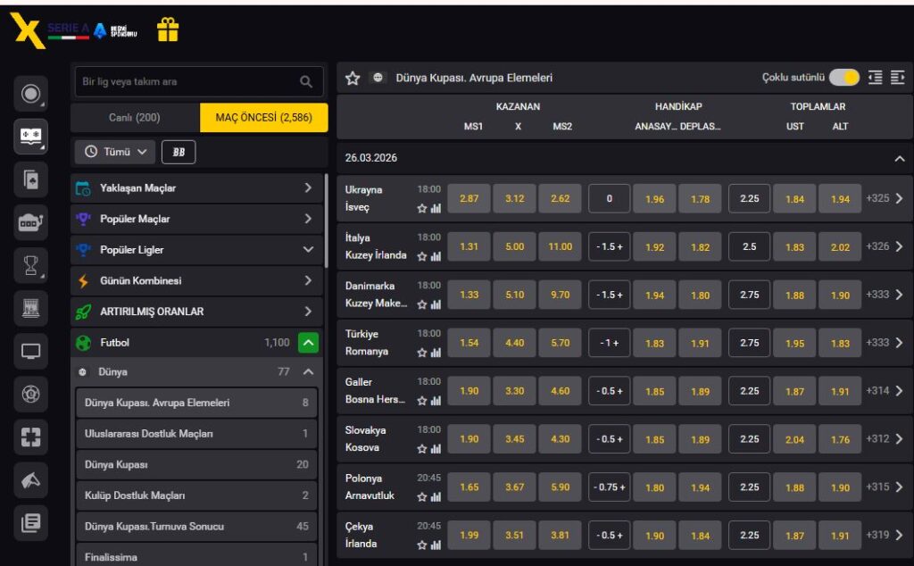 winxbet spor bahisleri